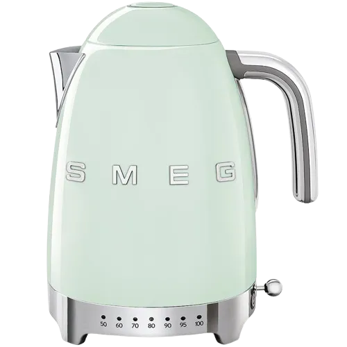 کتری برقی درجه دار اسمگ رنگ سبز پاستیلی مدل KLF04