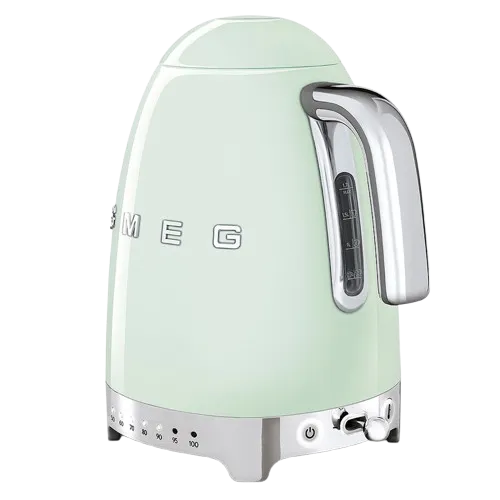 کتری برقی درجه دار اسمگ رنگ سبز پاستیلی مدل KLF04