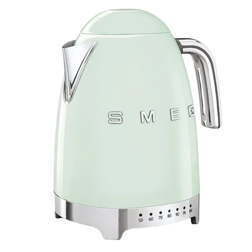 کتری برقی درجه دار اسمگ رنگ سبز پاستیلی مدل KLF04