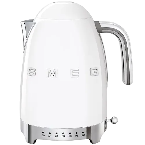 کتری برقی درجه دار اسمگ رنگ سفید مدل KLF04