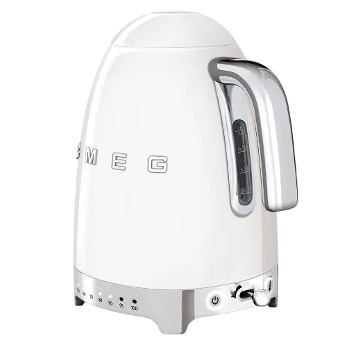 کتری برقی درجه دار اسمگ رنگ سفید مدل KLF04