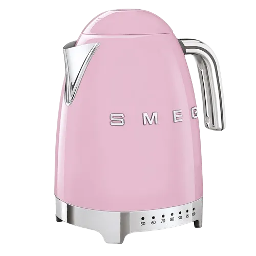 کتری برقی درجه دار اسمگ رنگ صورتی مدل KLF04