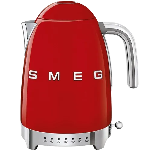 کتری برقی درجه دار اسمگ رنگ قرمز مدل KLF04