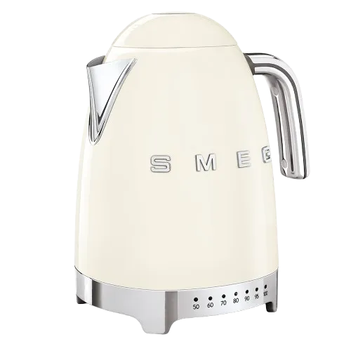 کتری برقی درجه دار اسمگ رنگ کرم مدل KLF04