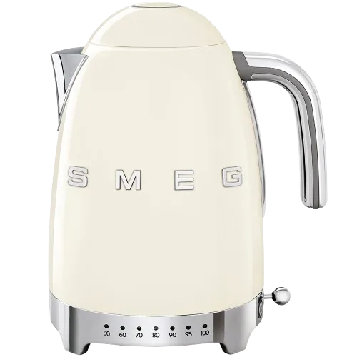 کتری برقی درجه دار اسمگ رنگ کرم مدل KLF04